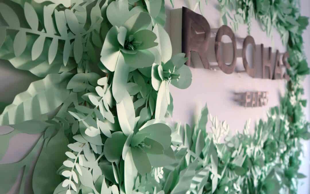 Mural vegetal Rochas Girl