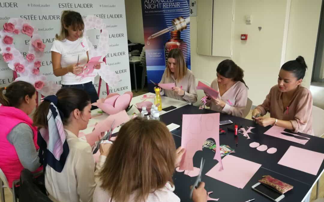 Talleres lucha Cáncer de Mama Estee Lauder + Missmsmith