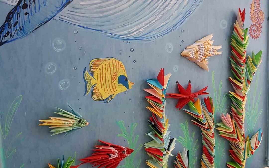 Arte en papel en el CEIPSO El Boalo