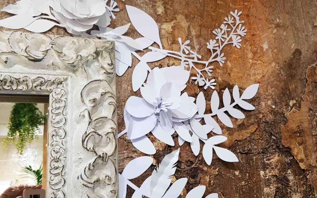 Arte mural en papel para Pcastroreyes