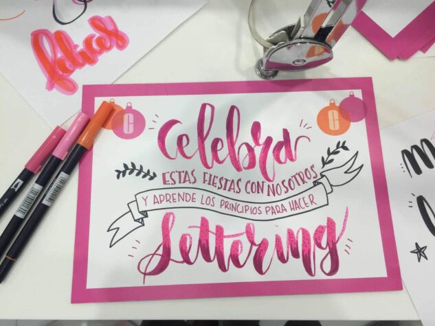 Missmsmith arte en papel lettering clinique taller Missmsmith arte en papel lettering clinique taller