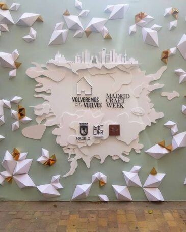 Intervención Artística Mural Geométrico